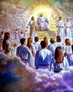 God Jesus throne of heaven