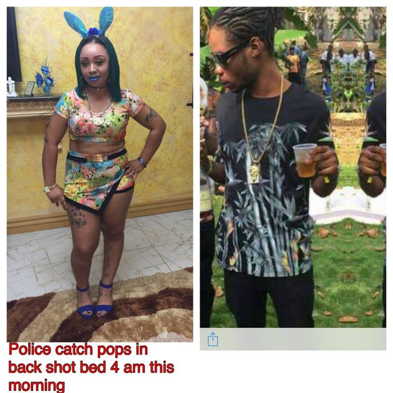 Police Ketch Pops Ina Backshot Bed Dis Mawnin Jamaican Matey And Groupie Pinkwall Talk Di Tings Dem
