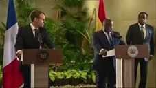 GHANAIAN PRESIDENT SHAMES FRENCH PRESIDENT